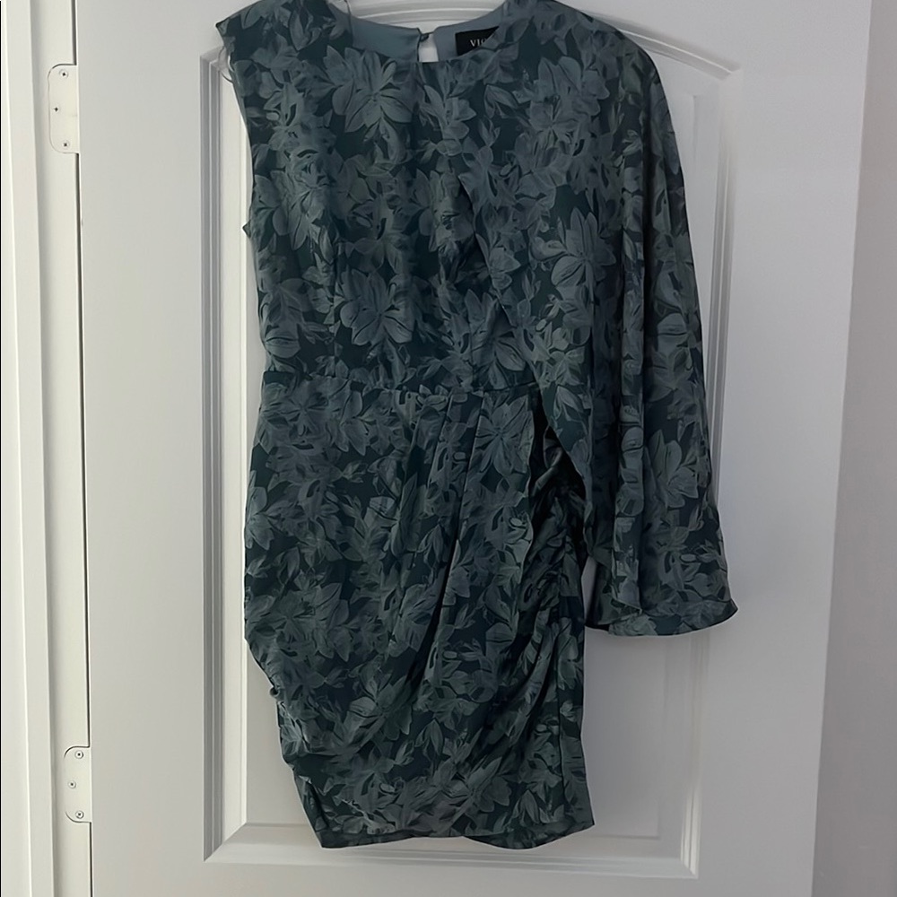 Floral Blue Dress